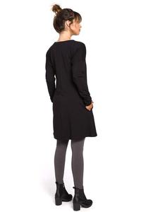 Black Flared Casual Tunic