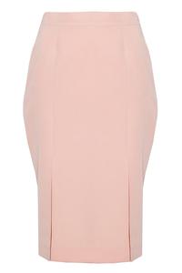 Light Pink Bussiness Style Pencil Skirt