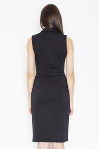 Black Knee Lenght Shirt Dress