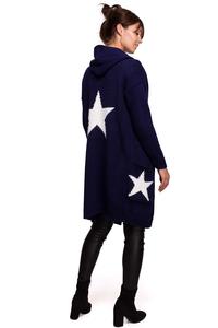 Long Cardigan without Clasp (Navy Blue)