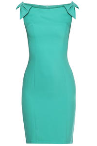 Green Mimic Bow Top Bandeau Dress