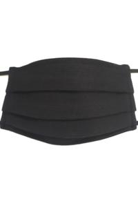 Cotton Face Mask - Black Pattern 2