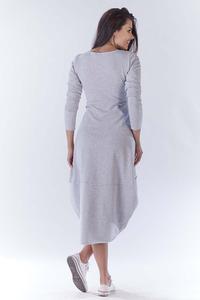 Light Gray Long Sporty Bauble Dress